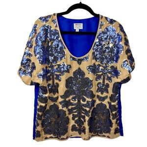 Neiman Marcus Tracy Reese New York Women’s Floral Blouse, Size Large